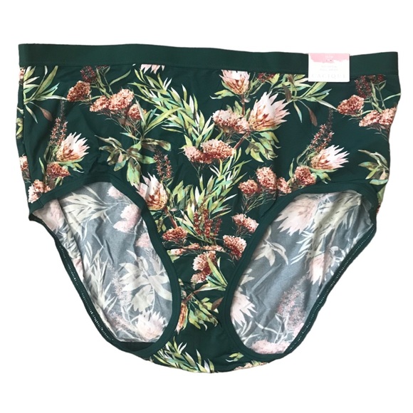 Cacique Intimates & Sleepwear Cacique Noshow Full Brief Tropical